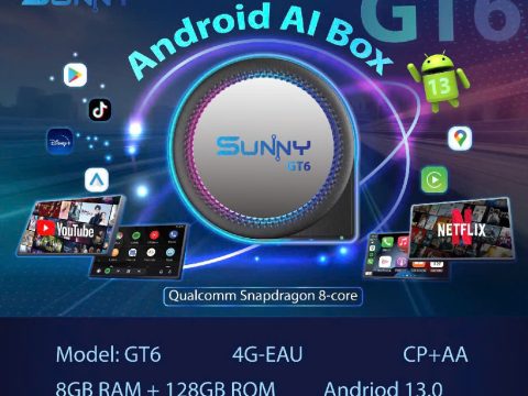 Android box kết nối cam hành trình GT6